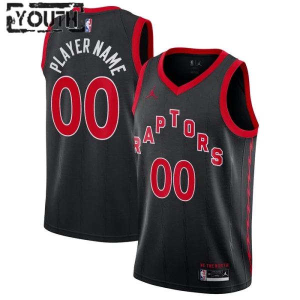 Toronto Raptors Košarkaški dres Djeca Statement Edition Swingman Prilagođeno Crna Toronto Raptors Košarkaški dres Djeca Statement Edition Swingman Prilagođeno Crna