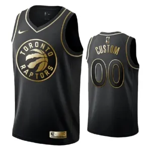 Toronto Raptors Košarkaški dres Golden Edition Swingman Prilagođeno Crna Toronto Raptors Košarkaški dres Golden Edition Swingman Prilagođeno Crna