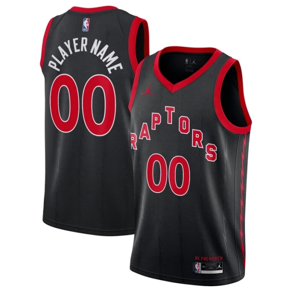 Toronto Raptors Košarkaški dres Statement Edition Swingman Prilagođeno Crna