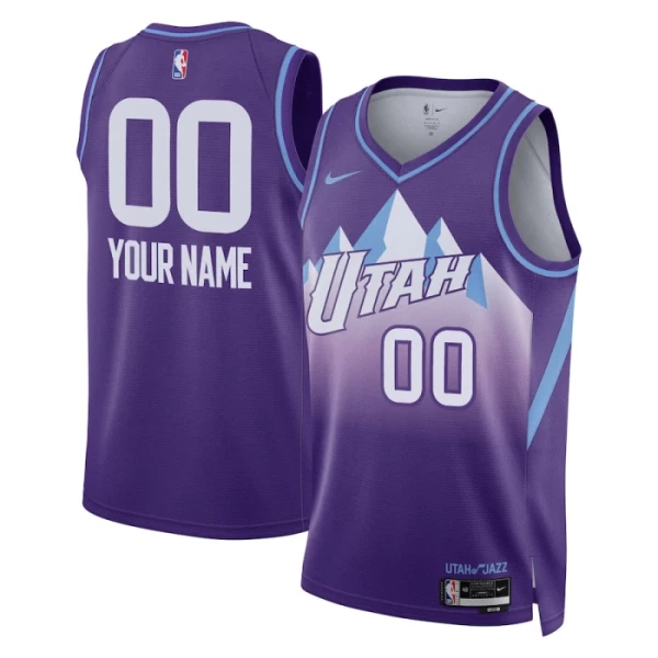 Utah Jazz Košarkaški dres City Edition 2024/25 Swingman Prilagođeno Ljubičasta
