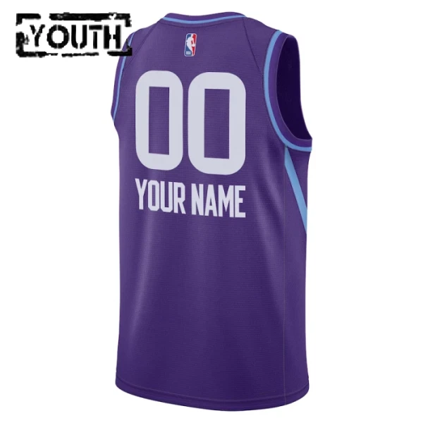 Utah Jazz Košarkaški dres Djeca City Edition 2024/25 Swingman Prilagođeno Ljubičasta