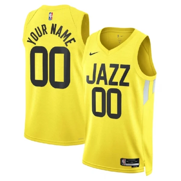 Utah Jazz Košarkaški dres Icon Edition Swingman Prilagođeno Žuta