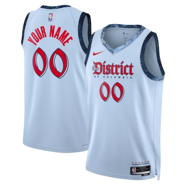Washington Wizards Košarkaški dres City Edition 2024/25 Swingman Prilagođeno Plava