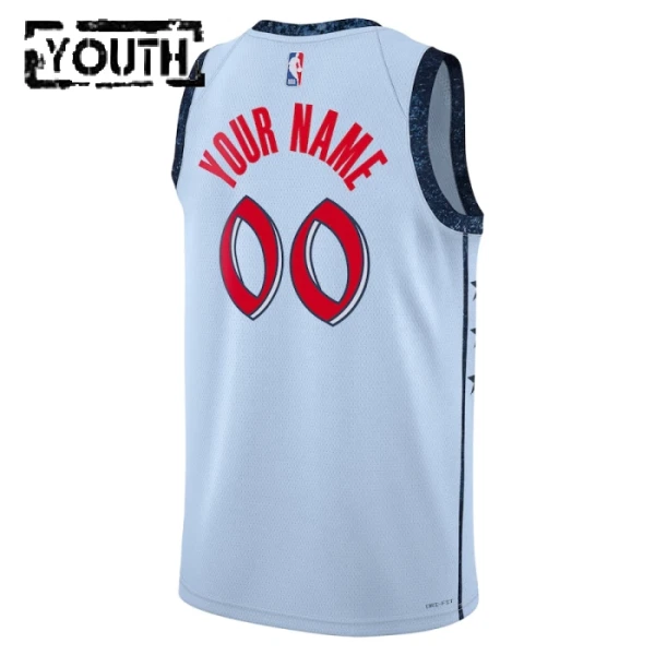 Washington Wizards Košarkaški dres Djeca City Edition 2024/25 Swingman Prilagođeno Plava