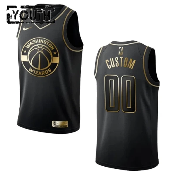 Washington Wizards Košarkaški dres Djeca Golden Edition Swingman Prilagođeno Crna Washington Wizards Košarkaški dres Djeca Golden Edition Swingman Prilagođeno Crna