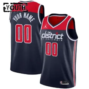 Washington Wizards Košarkaški dres Djeca Statement Edition Swingman Prilagođeno Crna