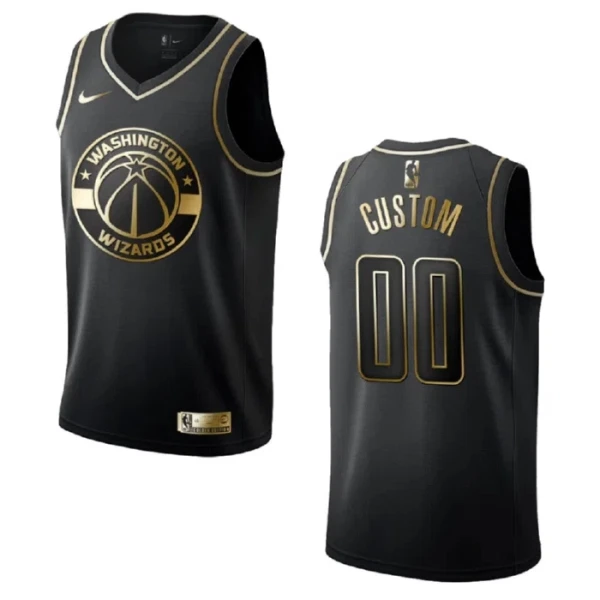 Washington Wizards Košarkaški dres Golden Edition Swingman Prilagođeno Crna