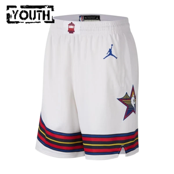 All-Star 2025 Košarkaške hlačice Djeca Swingman Bijela All-Star 2025 Košarkaške hlačice Djeca Swingman Bijela