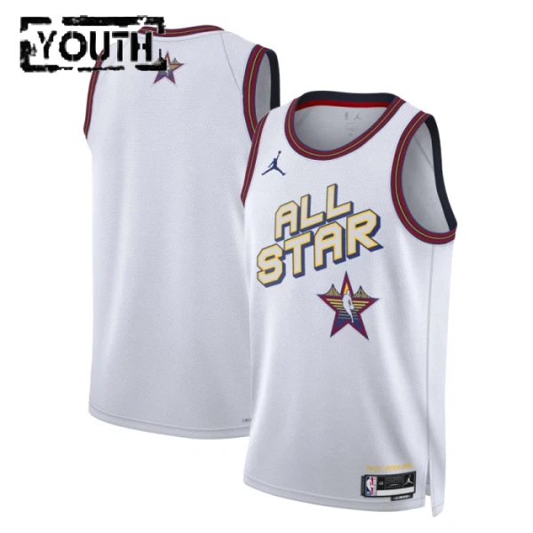 All-Star 2025 Košarkaški dres Djeca Swingman Prilagođeno Bijela