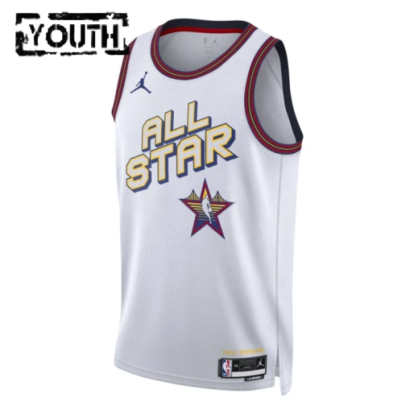 All-Star 2025 Košarkaški dres Djeca Swingman Prilagođeno Bijela