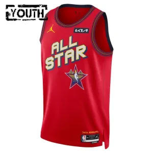All-Star 2025 Košarkaški dres Djeca Swingman Prilagođeno Crvena