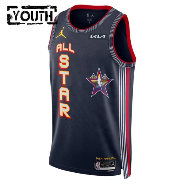 All-Star 2025 Košarkaški dres Djeca Swingman Prilagođeno Navy