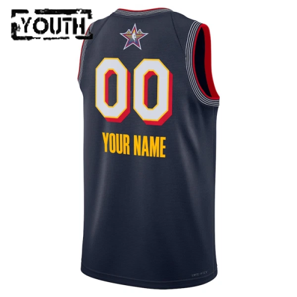 All-Star 2025 Košarkaški dres Djeca Swingman Prilagođeno Navy