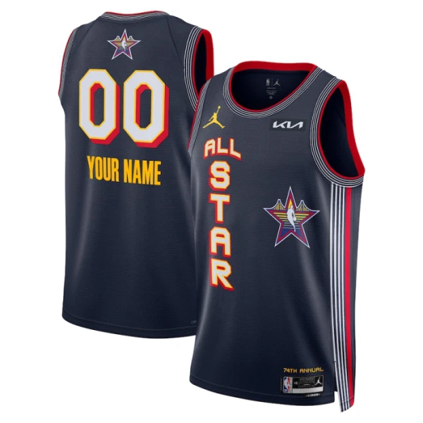 All-Star 2025 Košarkaški dres Swingman Prilagođeno Navy
