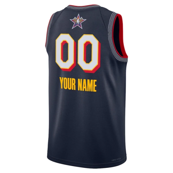 All-Star 2025 Košarkaški dres Swingman Prilagođeno Navy